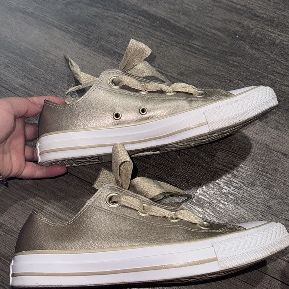 Gold metallic Converse All Star - Picture 3 of 5